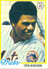 1978 Topps Baseball Cards      134     Steve Henderson RC